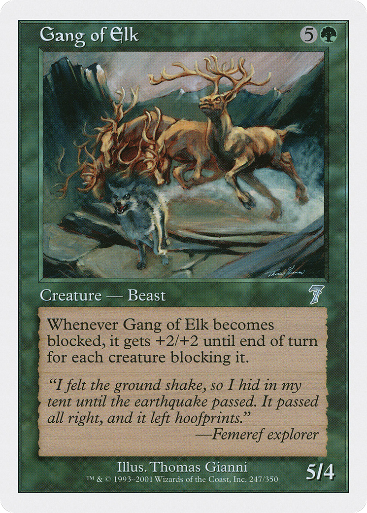 Gang of Elk (247) - Seventh Edition