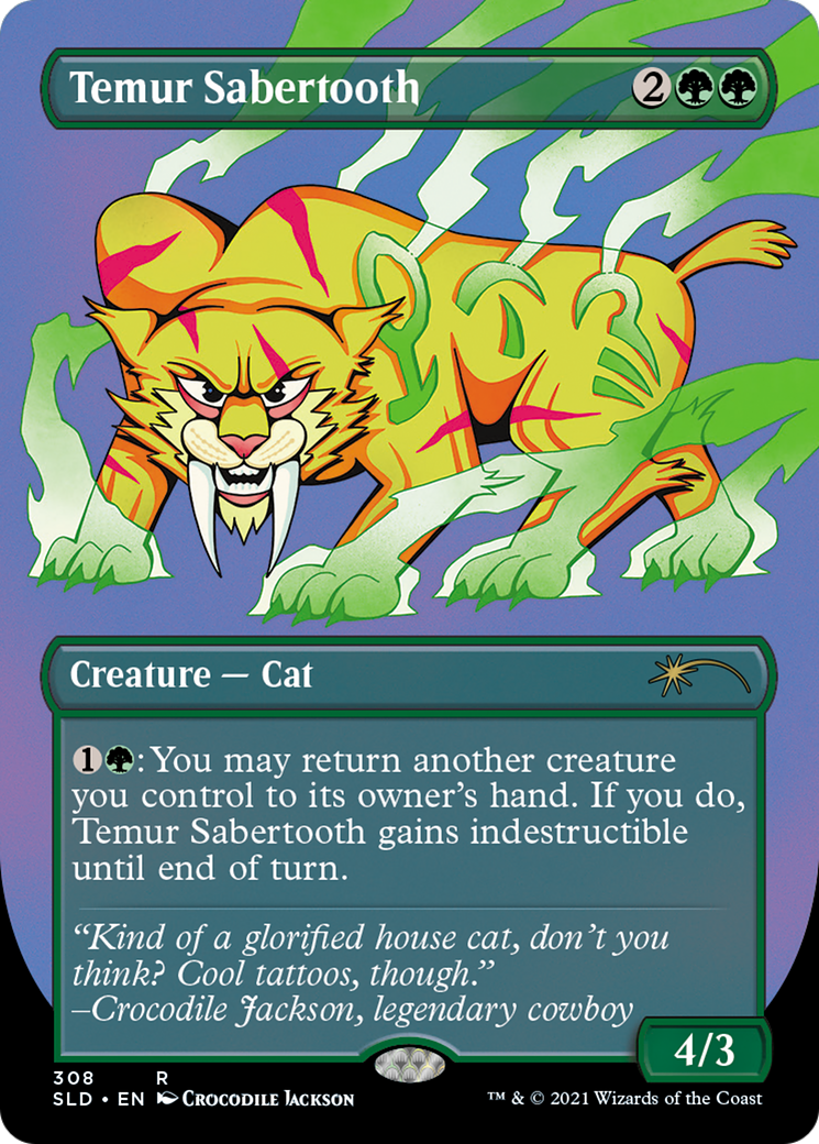 Temur Sabertooth (308) - Secret Lair Drop