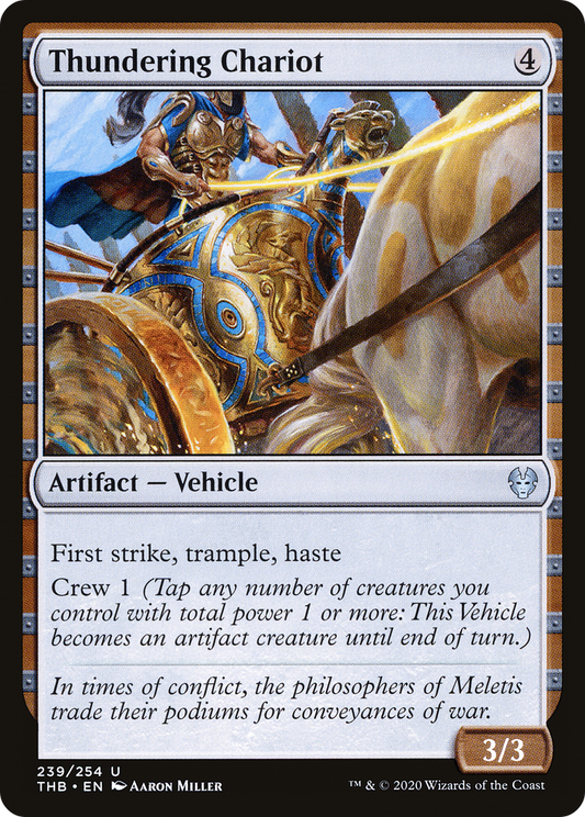 Thundering Chariot [Theros Beyond Death] Foil