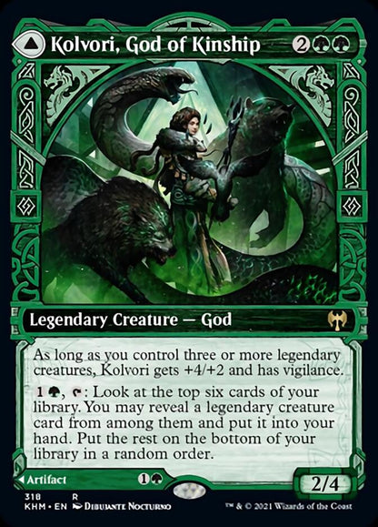 Kolvori, God of Kinship (Showcase) (318) - Kaldheim