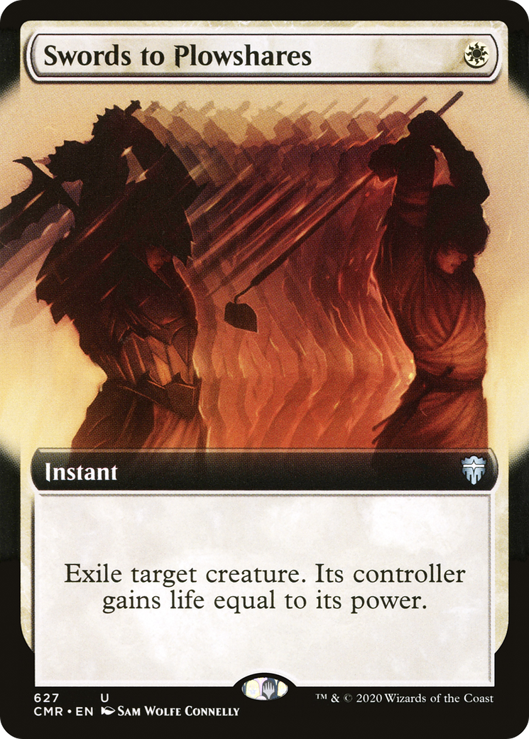 Swords to Plowshares (Extended Art) (627) Foil - Commander Legends