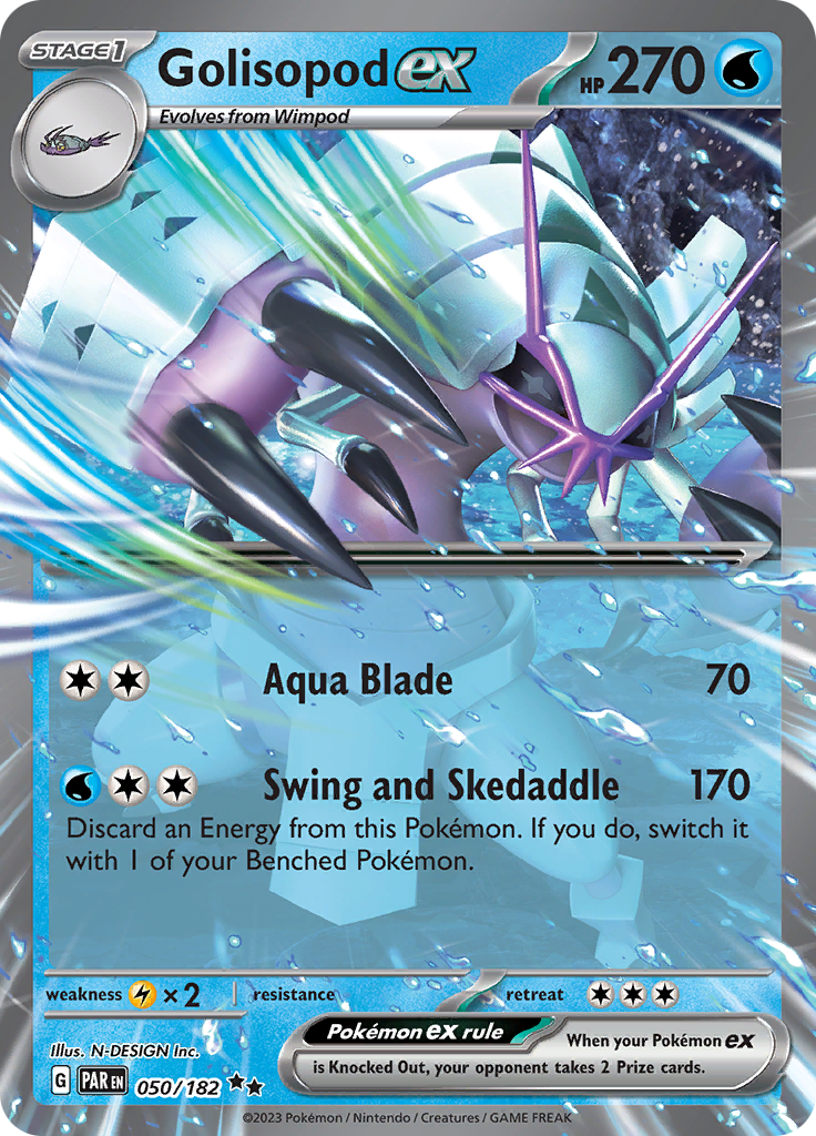 Golisopod ex (050/182) [Scarlet & Violet: Paradox Rift] | Silver Goblin