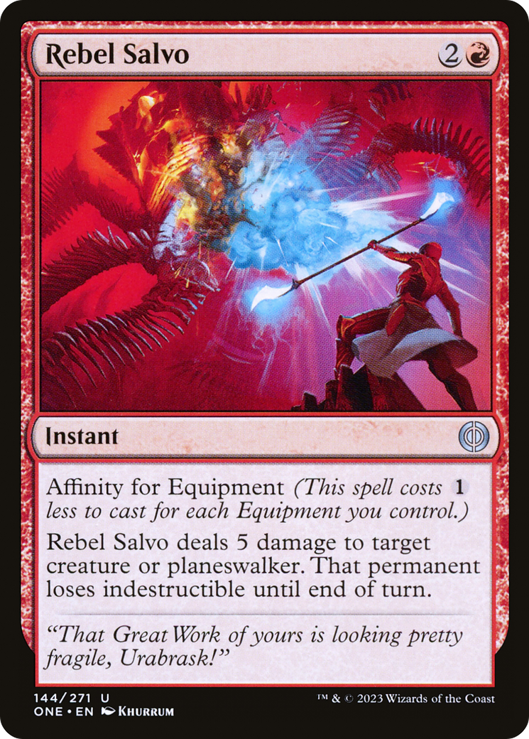 Rebel Salvo (144) - Phyrexia: All Will Be One