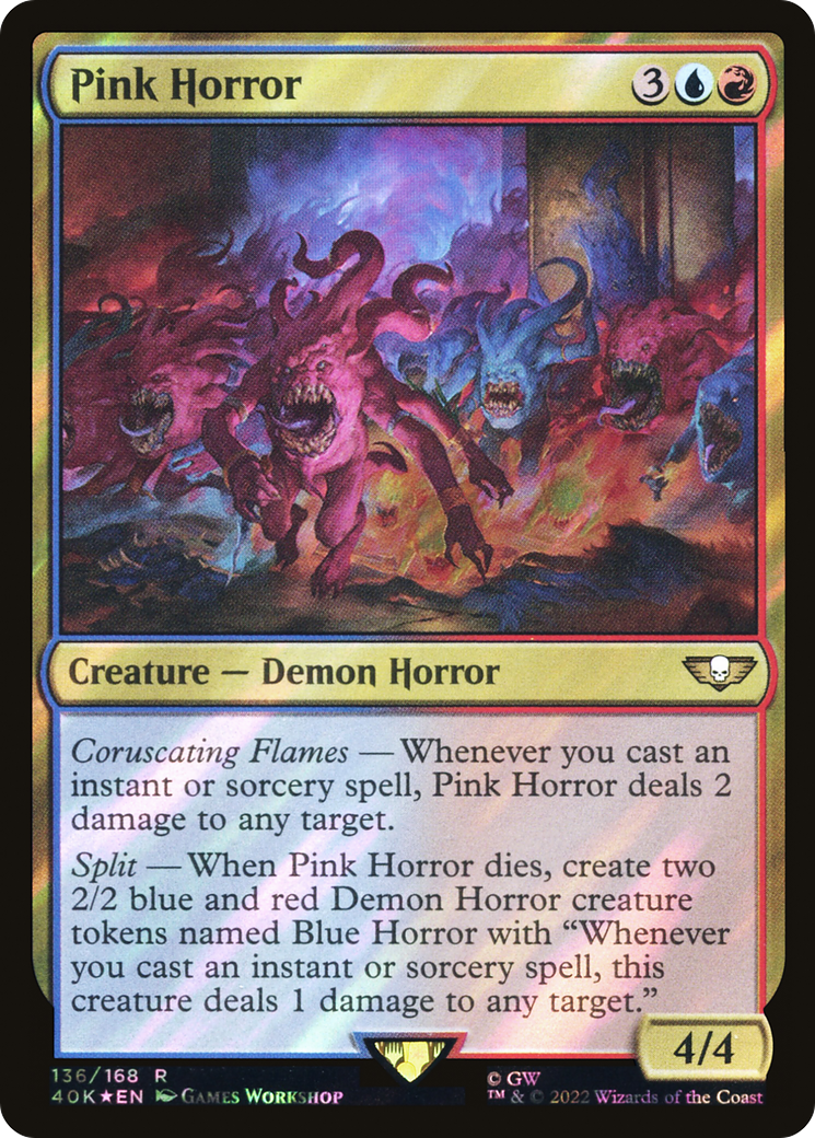 Pink Horror (136) Surge Foil - Warhammer 40,000 Commander