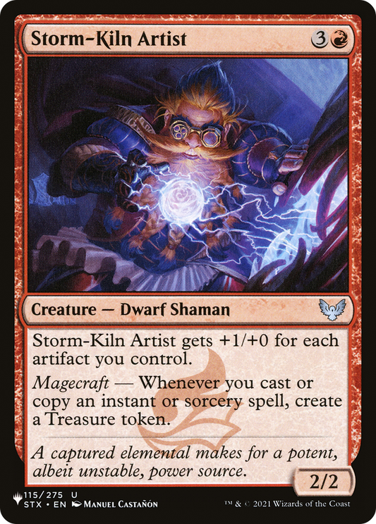 Storm-Kiln Artist (STX-115) - The List