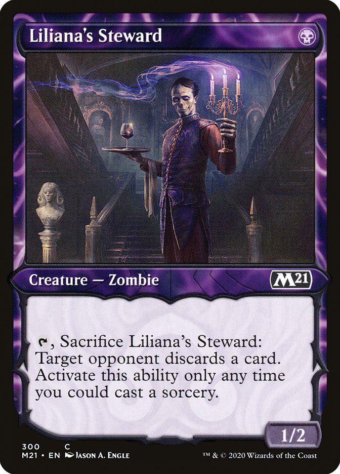 Liliana's Steward (Showcase) [Core Set 2021] | Silver Goblin