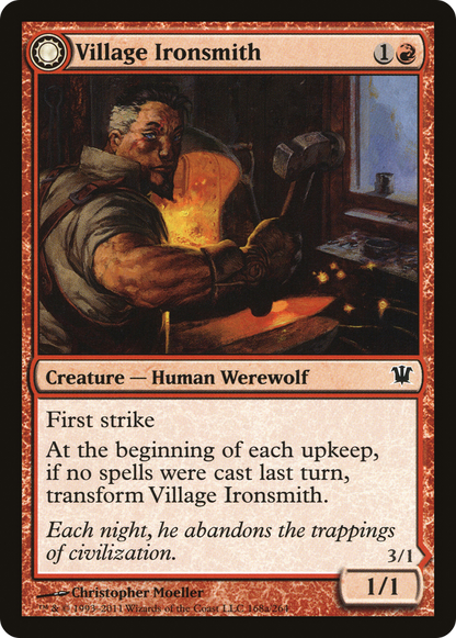 Village Ironsmith (168) Foil - Innistrad