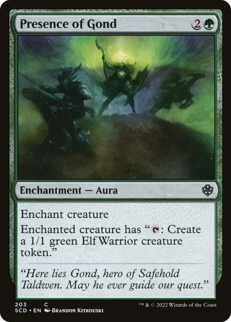 Presence of Gond (203) - Starter Commander Decks