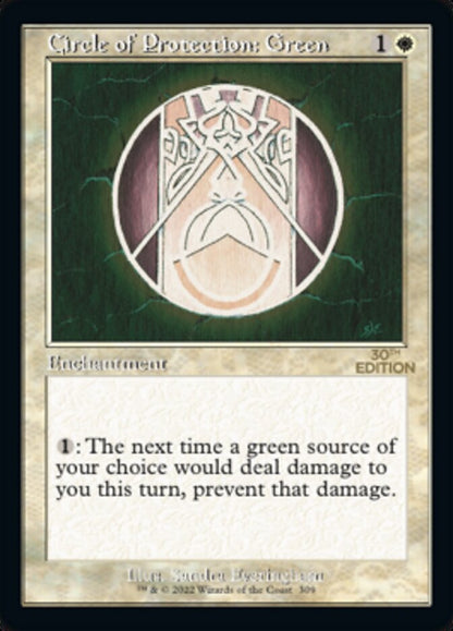 Circle of Protection: Green (Retro) (309) - 30th Anniversary Edition