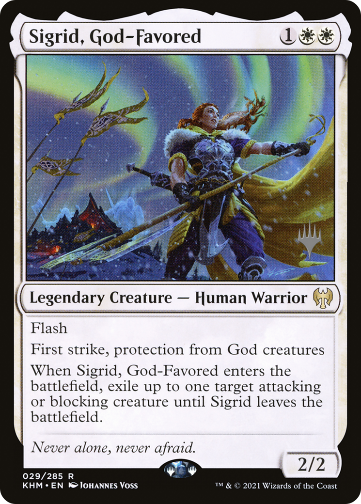 Sigrid, God-Favored (029) - Kaldheim Promos