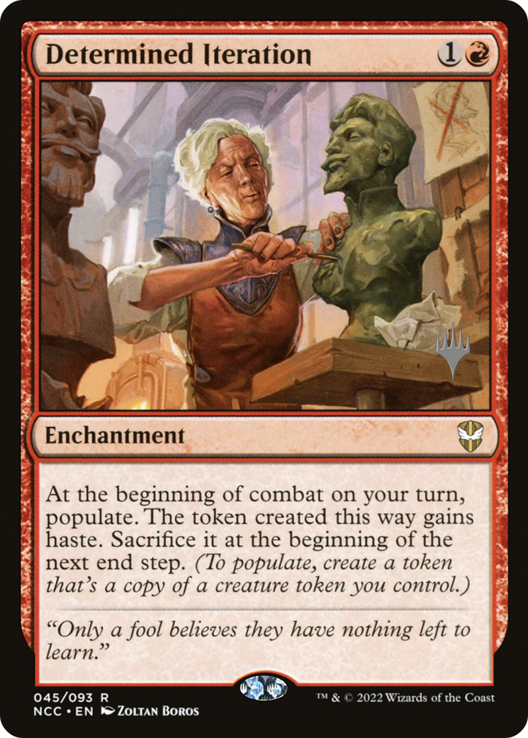 Determined Iteration (45p) Foil - New Capenna Commander Promos