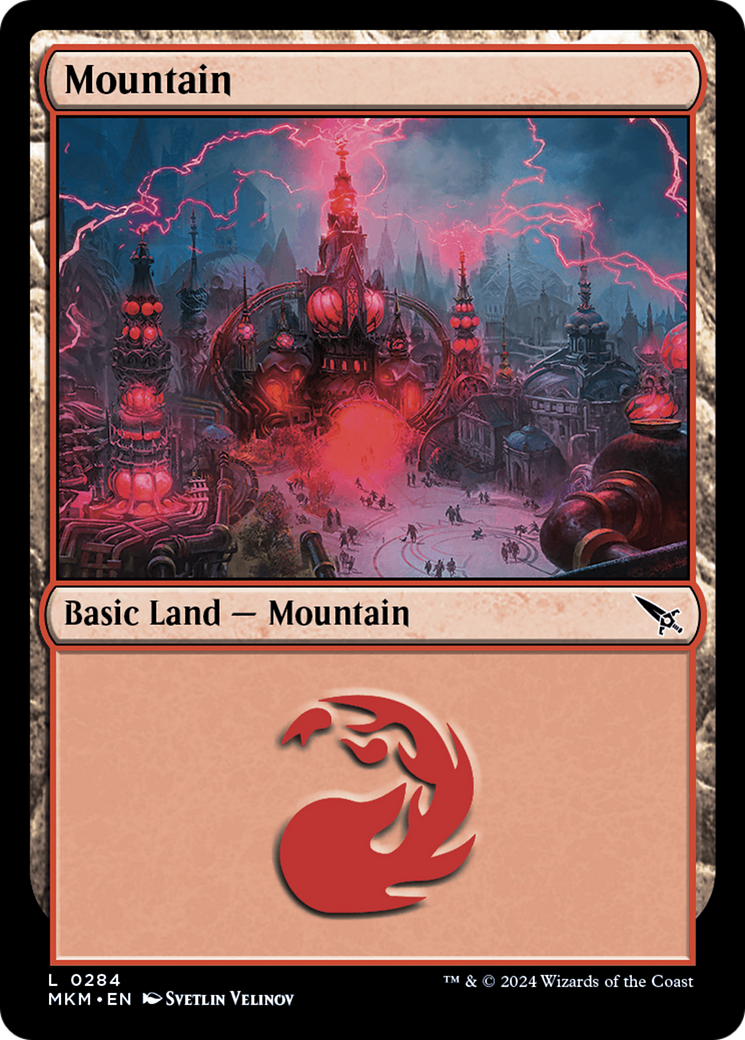 Mountain (284) Foil - Murders at Karlov Manor
