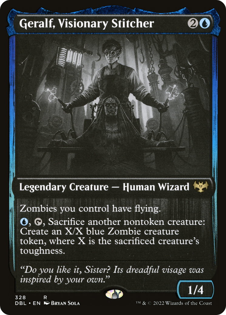 Geralf, Visionary Stitcher (328) - Innistrad: Double Feature