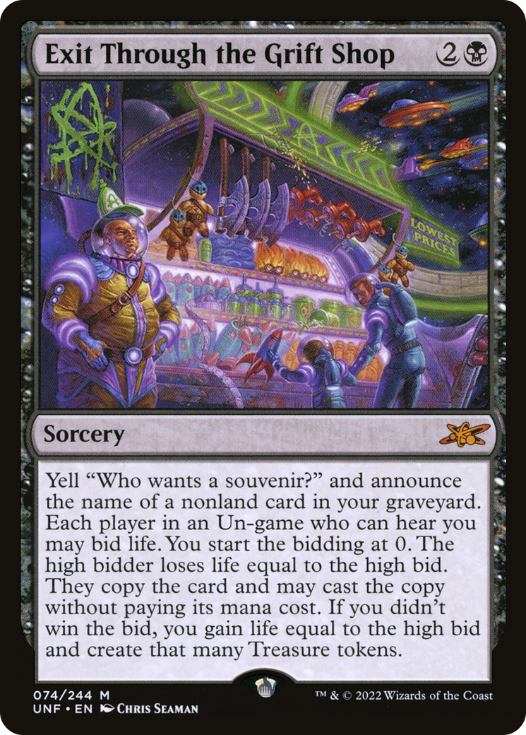 Exit Through the Grift Shop (074) - Unfinity