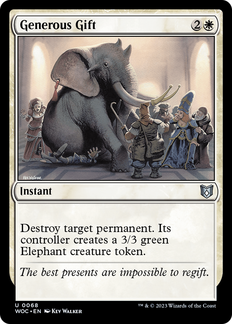 Generous Gift (068) - Wilds of Eldraine Commander