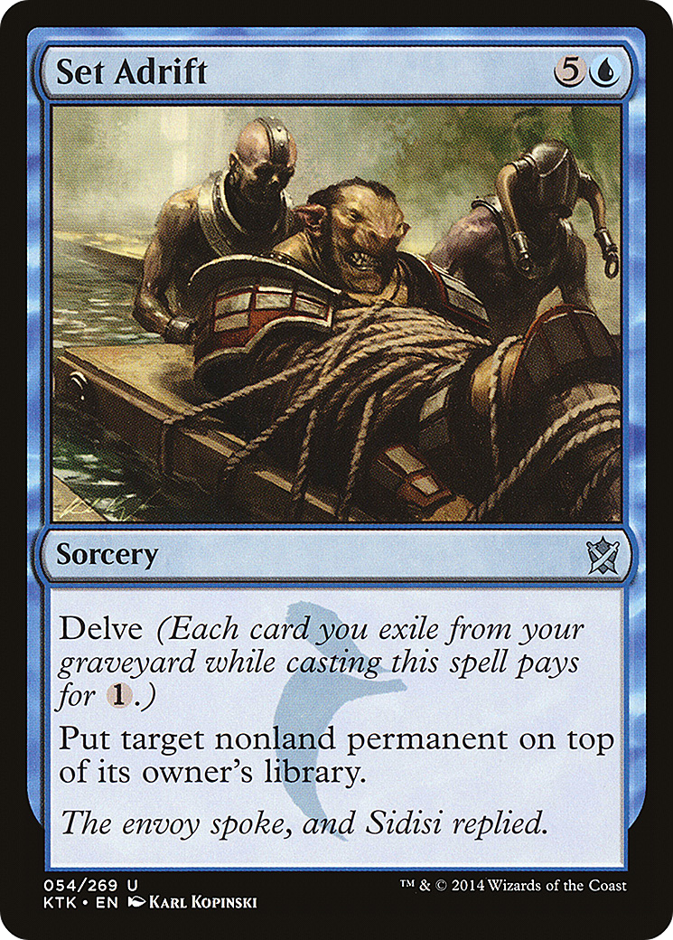 Set Adrift (054) Foil - Khans of Tarkir