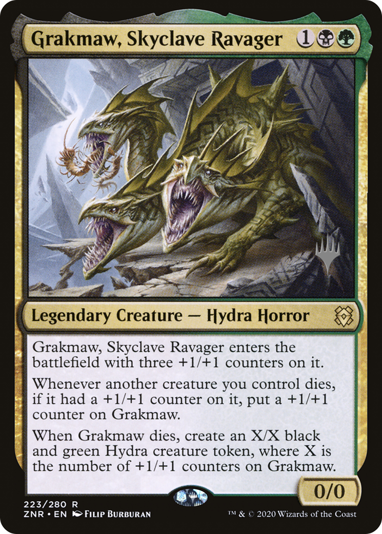 Grakmaw, Skyclave Ravager (223p) Foil - Zendikar Rising Promos