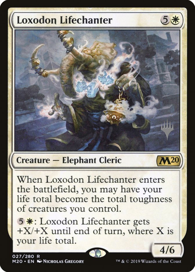 Loxodon Lifechanter (Promo Pack) [Core Set 2020 Promos] | Silver Goblin