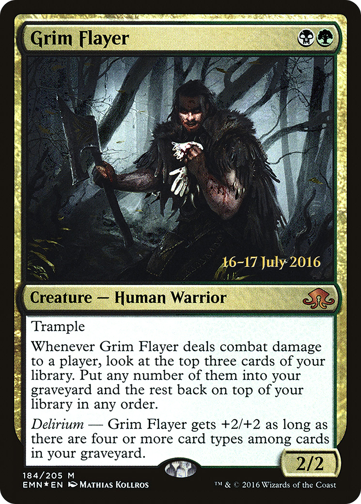 Grim Flayer (184) Foil - Eldritch Moon Promos