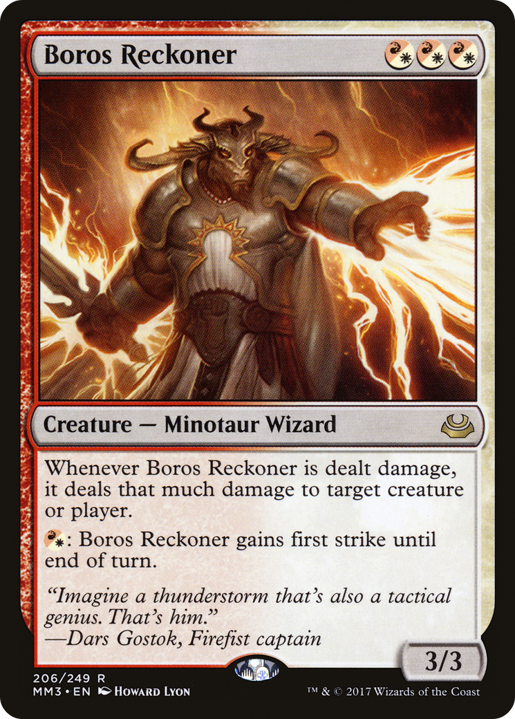 Boros Reckoner (206) Foil - Modern Masters 2017