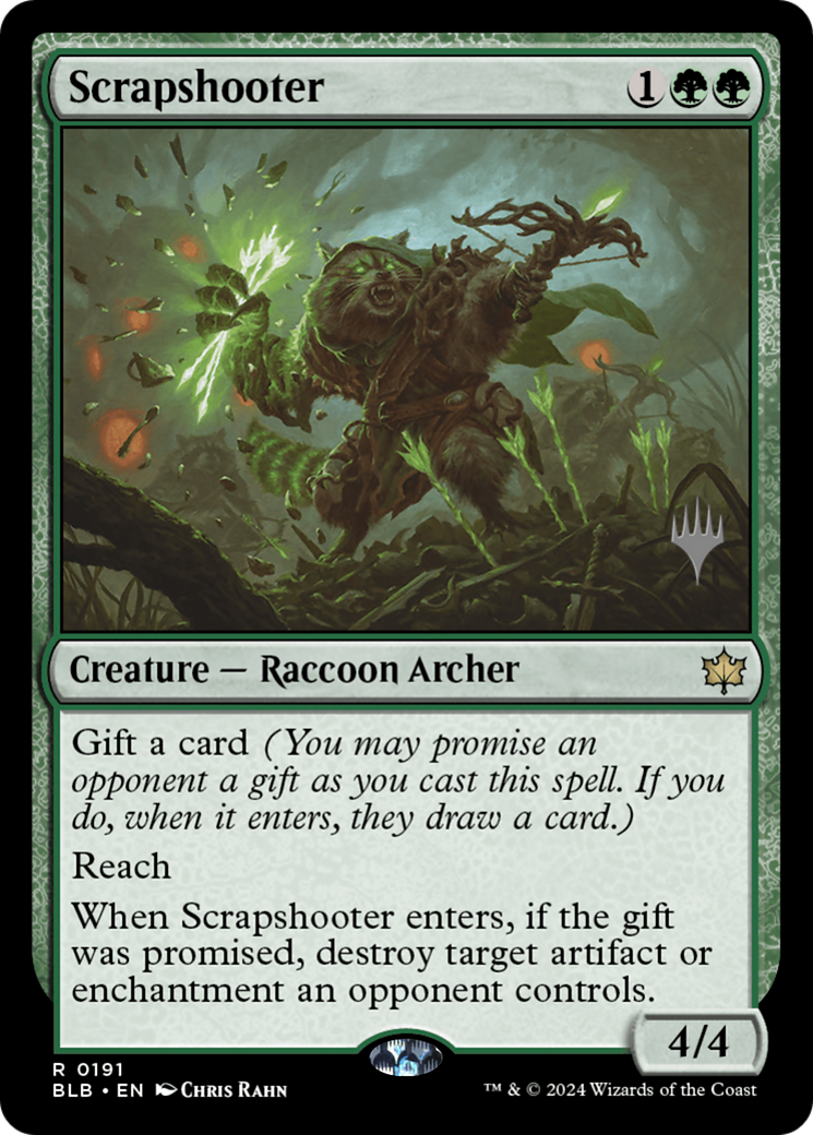 Scrapshooter (Promo Pack) [Bloomburrow Promos] Foil