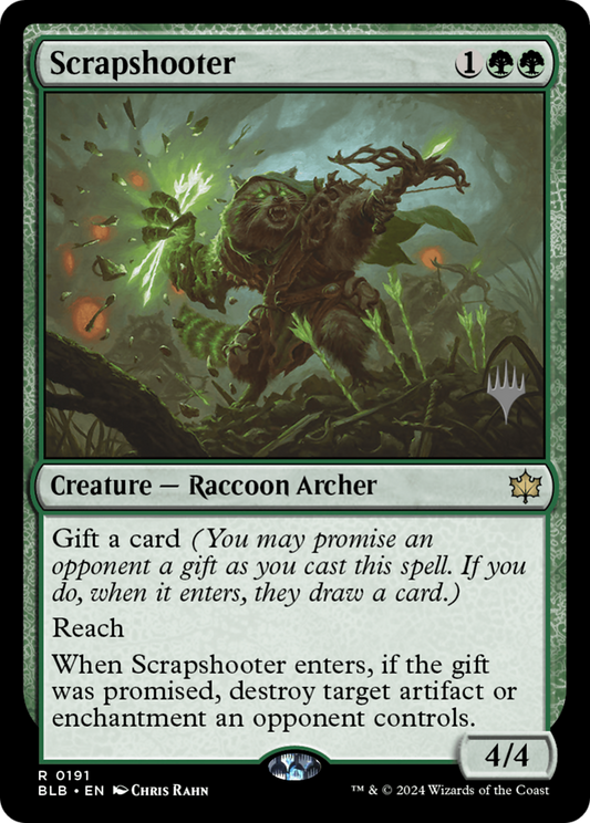 Scrapshooter (Promo Pack) [Bloomburrow Promos] Foil