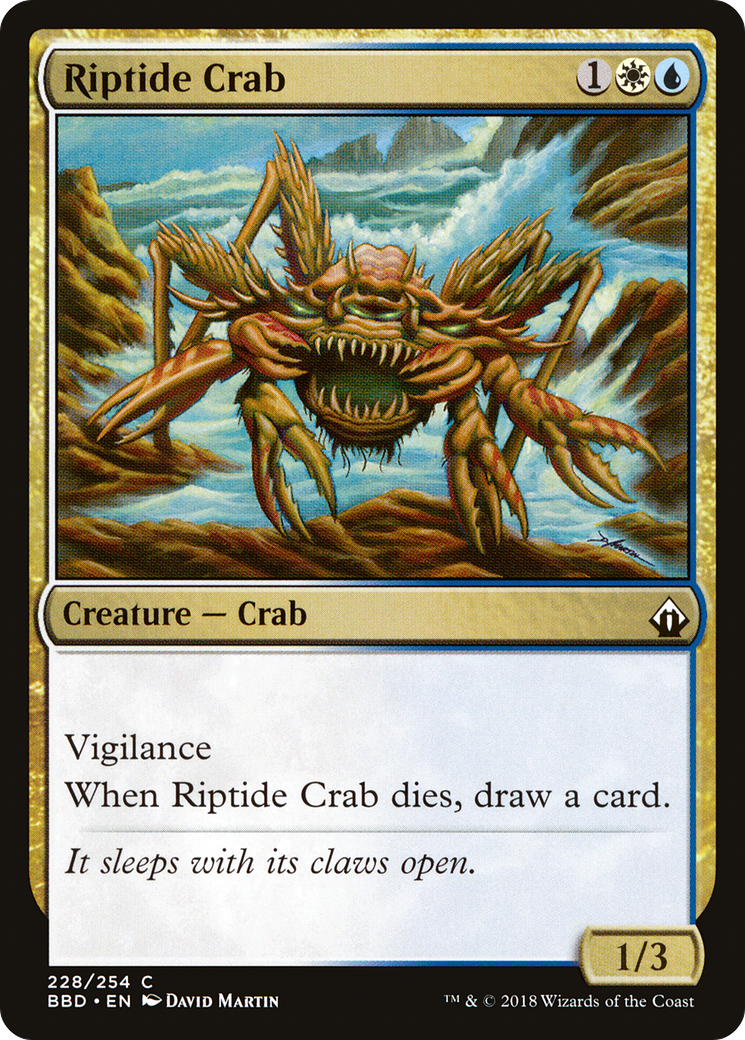 Riptide Crab (228) Foil - Battlebond