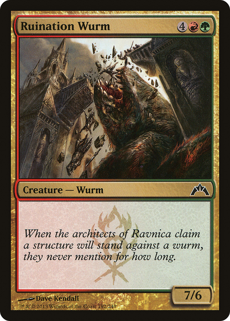 Ruination Wurm (192) - Gatecrash