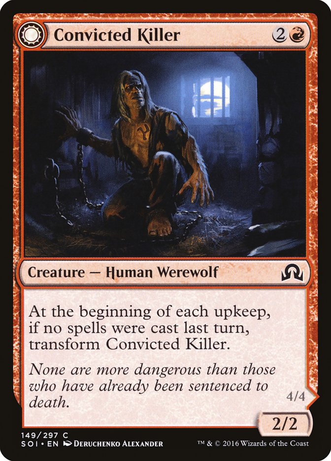 Convicted Killer // Branded Howler (149) Foil - Shadows over Innistrad