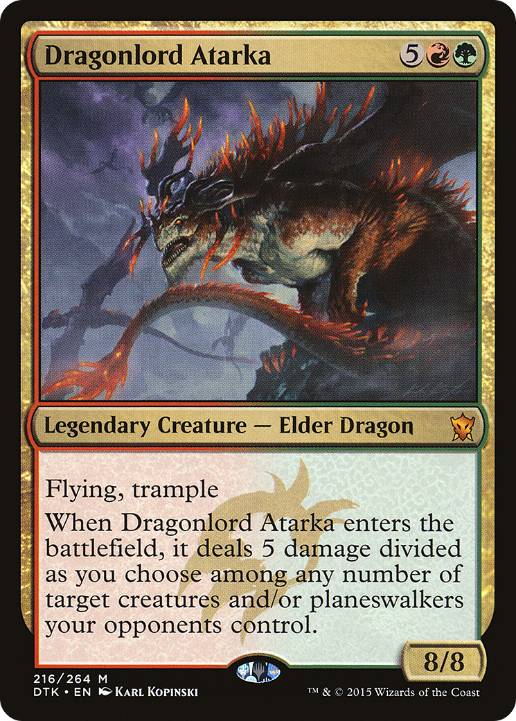 Dragonlord Atarka (216) - Dragons of Tarkir