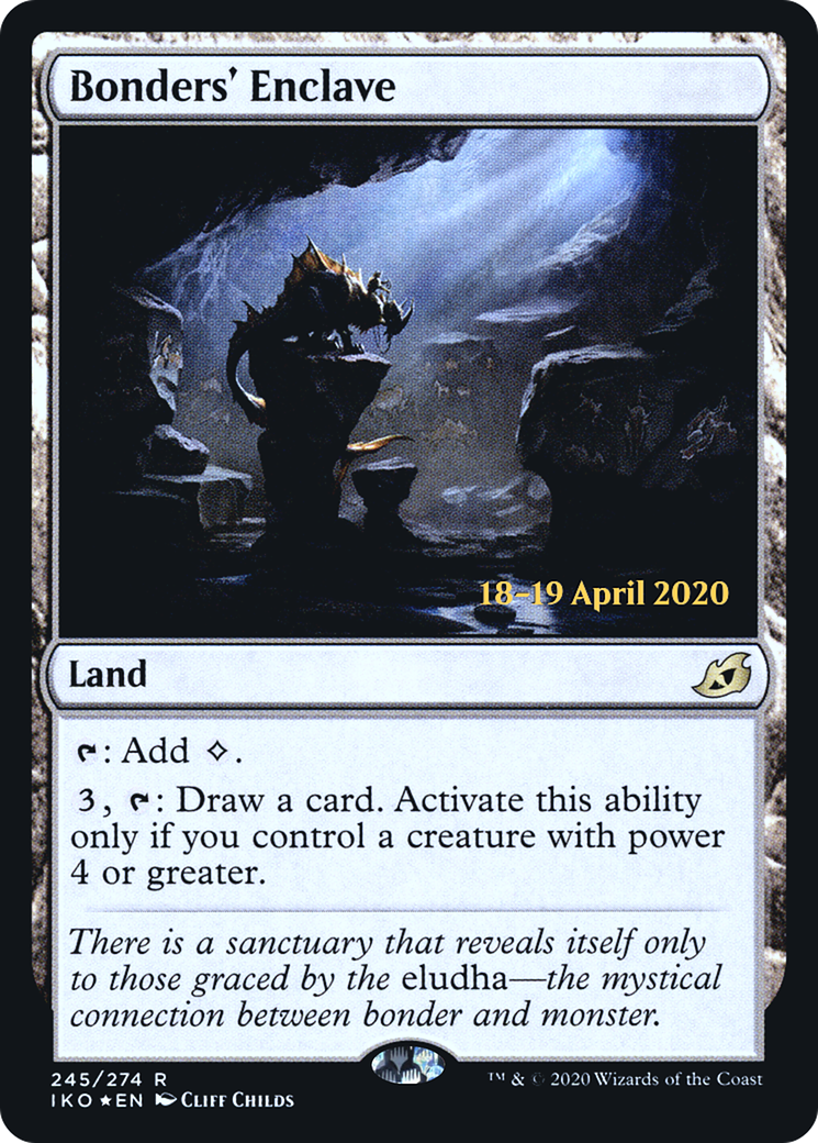 Bonders' Enclave (245s) Foil - Ikoria: Lair of Behemoths Promos