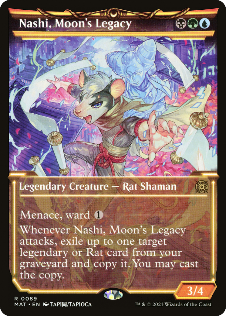 Nashi, Moon's Legacy (Showcase) (089) Foil - March of the Machine: The Aftermath