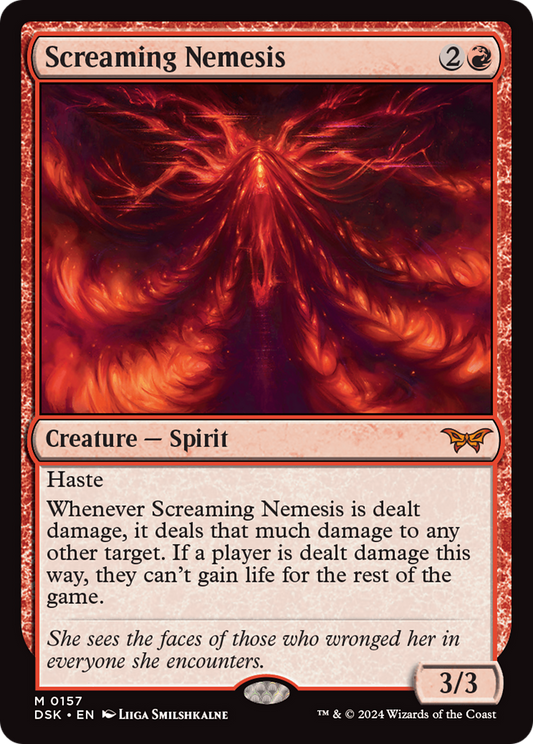 Screaming Nemesis [Duskmourn: House of Horror] Foil