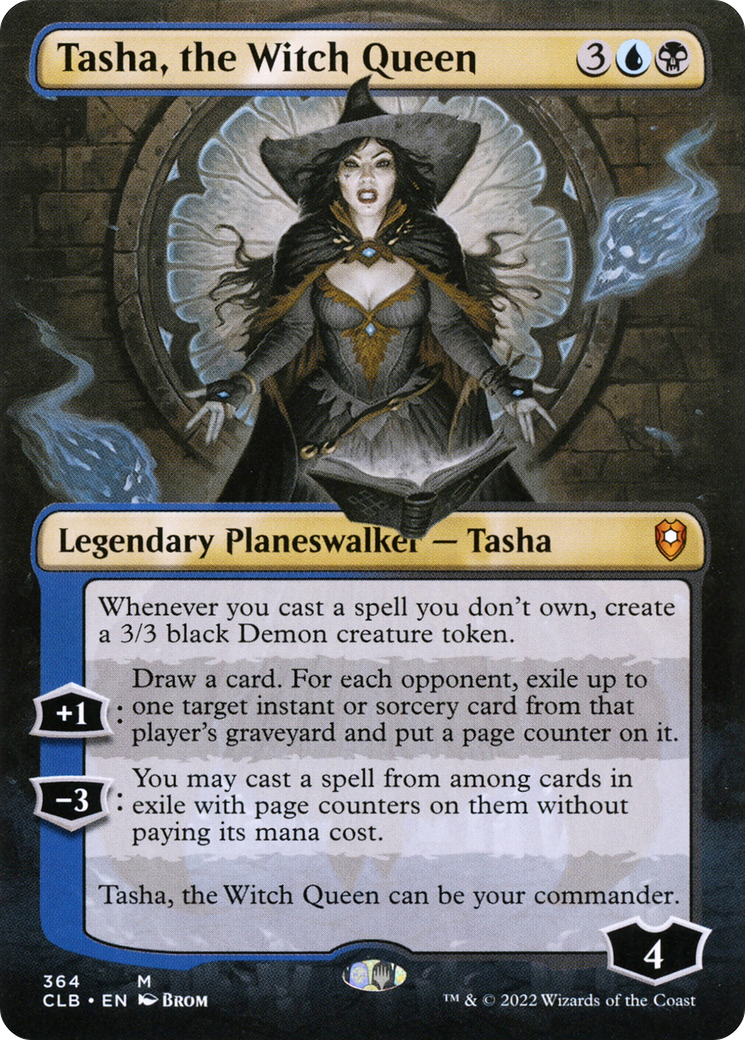 Tasha, the Witch Queen (Borderless) (364) Foil - Commander Legends: Battle for Baldur's Gate