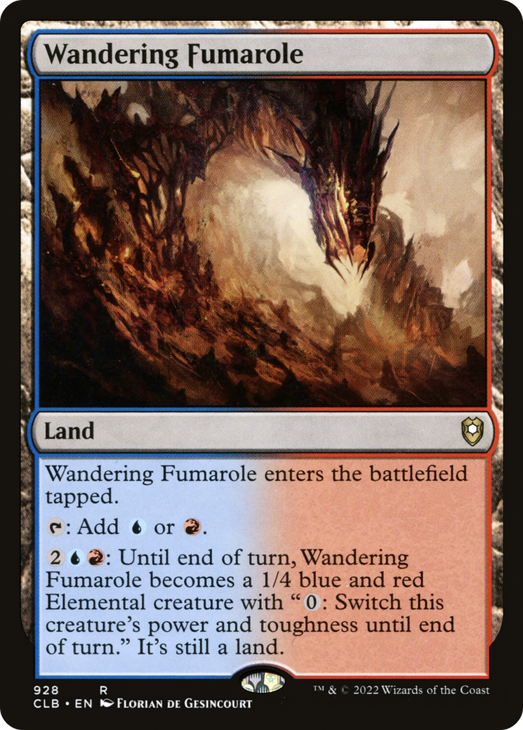 Wandering Fumarole (928) - Commander Legends: Battle for Baldur's Gate