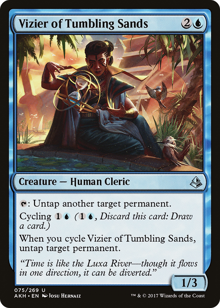 Vizier of Tumbling Sands (075) Foil - Amonkhet
