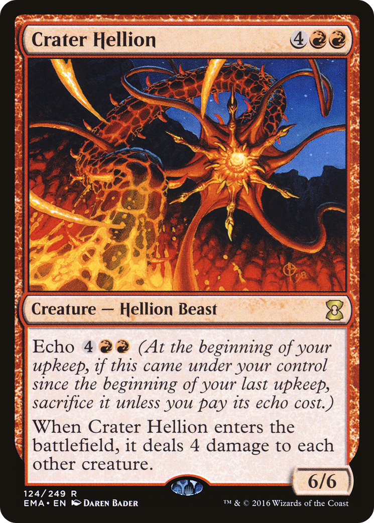 Crater Hellion (124) Foil - Eternal Masters