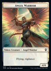 Kor Warrior // Angel Warrior Double-Sided Token [Commander Legends: Battle for Baldur's Gate Tokens] | Silver Goblin