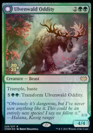 Ulvenwald Oddity // Ulvenwald Behemoth [Innistrad: Crimson Vow Prerelease Promos] | Silver Goblin