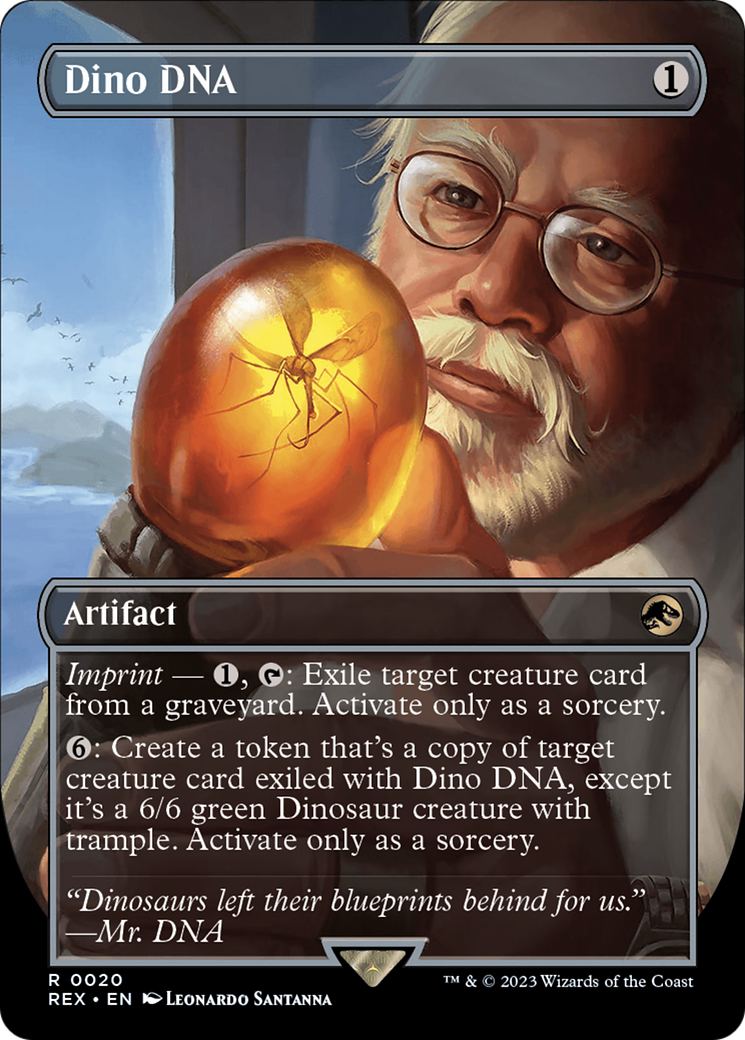Dino DNA (Borderless) (020) Foil - Jurassic World Collection