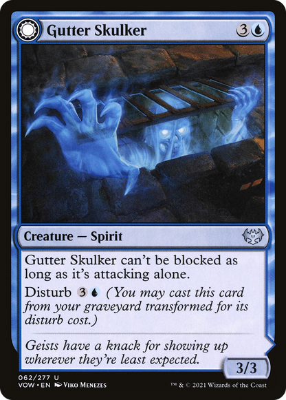 Gutter Skulker // Gutter Shortcut (062) - Innistrad: Crimson Vow