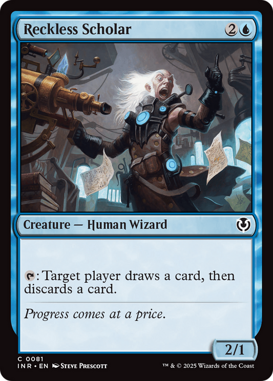 Reckless Scholar Foil (081) - Innistrad Remastered