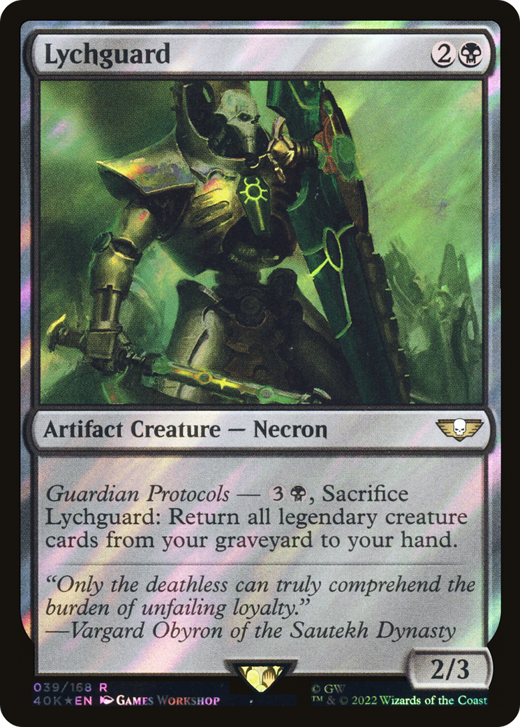 Lychguard (039) Surge Foil - Warhammer 40,000 Commander