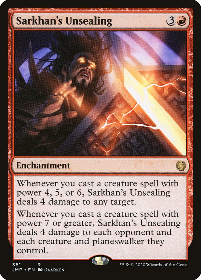 Sarkhan's Unsealing [Jumpstart] | Silver Goblin