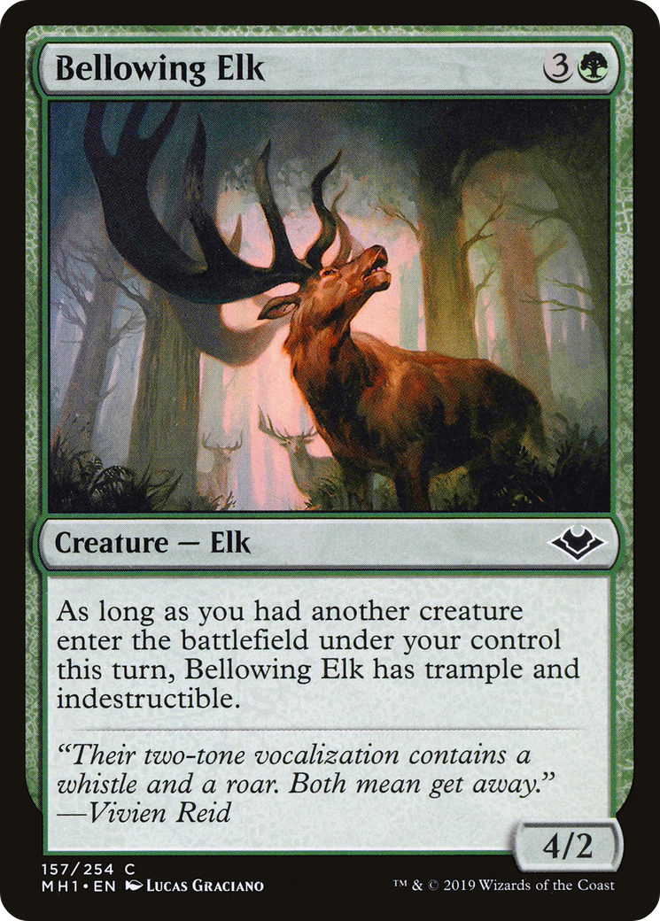 Bellowing Elk (157) - Modern Horizons