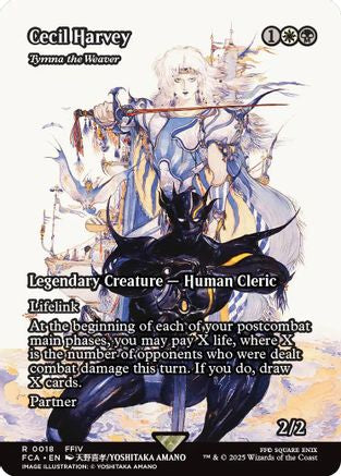 Cecil Harvey - Tymna the Weaver (Showcase) (018) Foil - FINAL FANTASY: Through the Ages