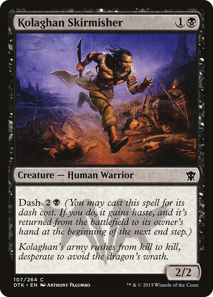 Kolaghan Skirmisher (107) Foil - Dragons of Tarkir