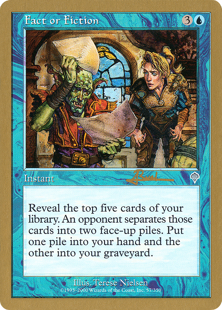 Fact or Fiction (Retro) (ar57) - World Championship Decks 2001