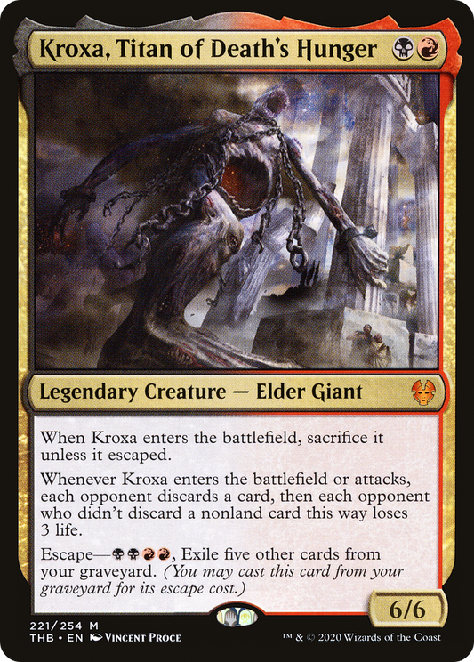 Kroxa, Titan of Death's Hunger (221) - Theros Beyond Death