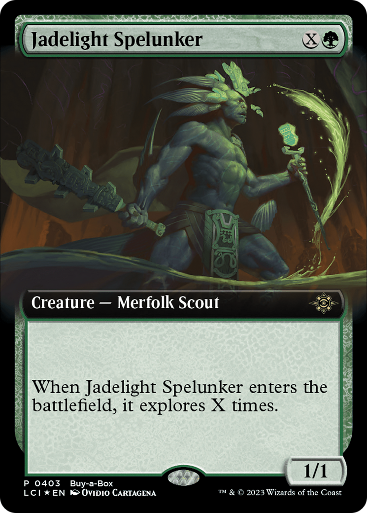 Jadelight Spelunker (Extended Art) (403) Foil - The Lost Caverns of Ixalan